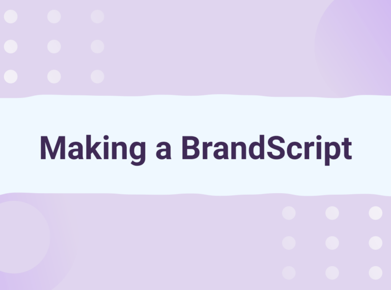 Making a BrandScript