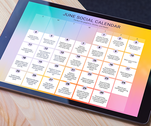June Social Calendar