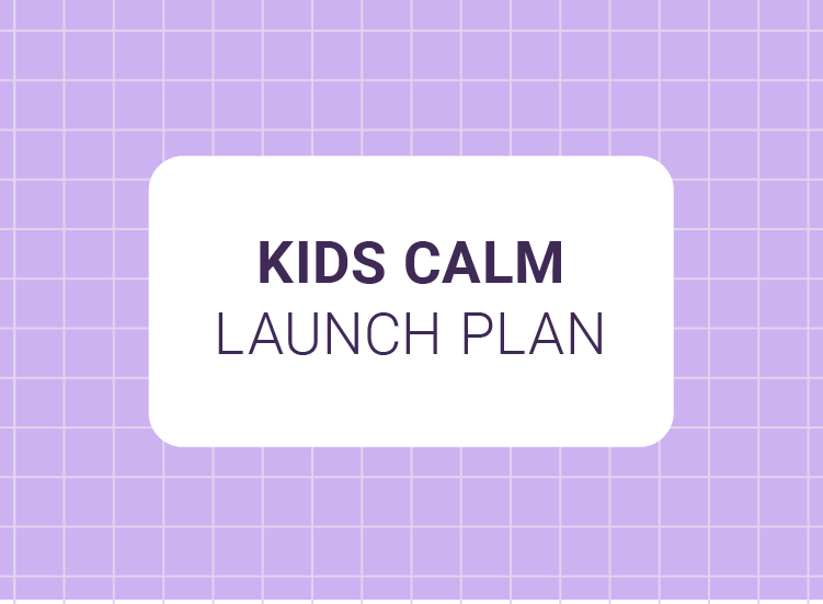 Business Call – Kids Calm Launch Plan